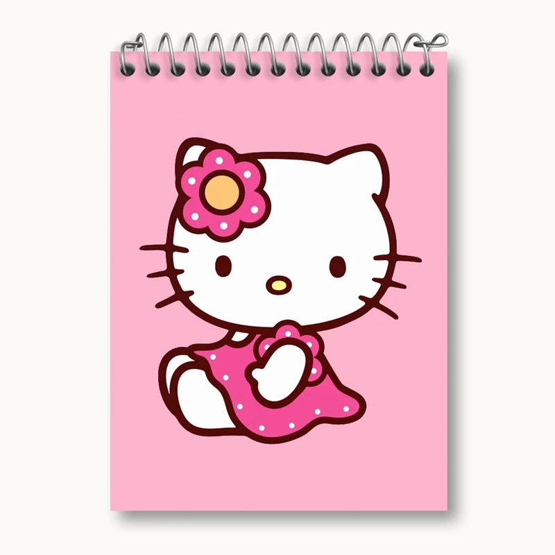 دفتر یادداشت 50 برگ خندالو مدل هلو کیتی کد 24730