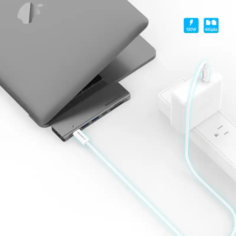 هاب 6 پورت USB-C لنشن مدل CB-TP-CS64THCR-SIL