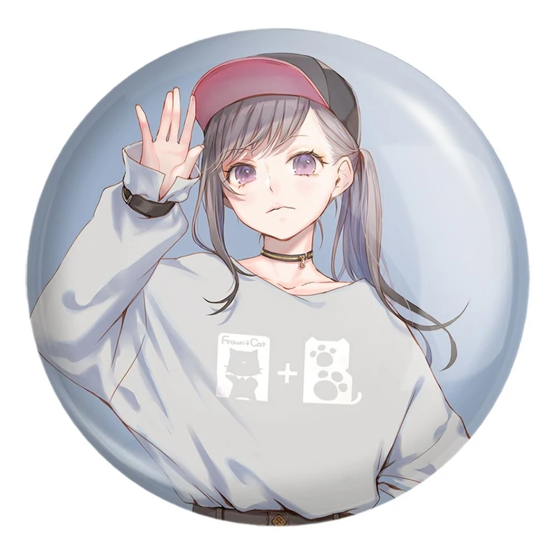 پیکسل خندالو طرح دختر انیمه ای کد 18066 مدل بزرگ