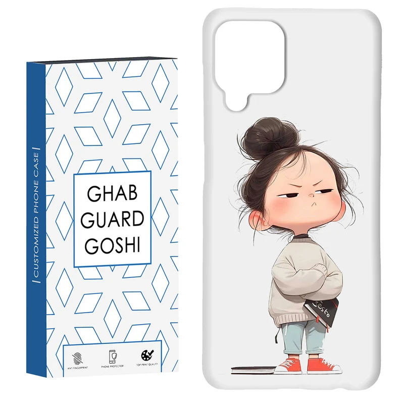 کاور قاب گارد گوشی طرح دختر ملوس کد Dimo-962 مناسب برای گوشی موبایل سامسونگ Galaxy A12 / Galaxy M12