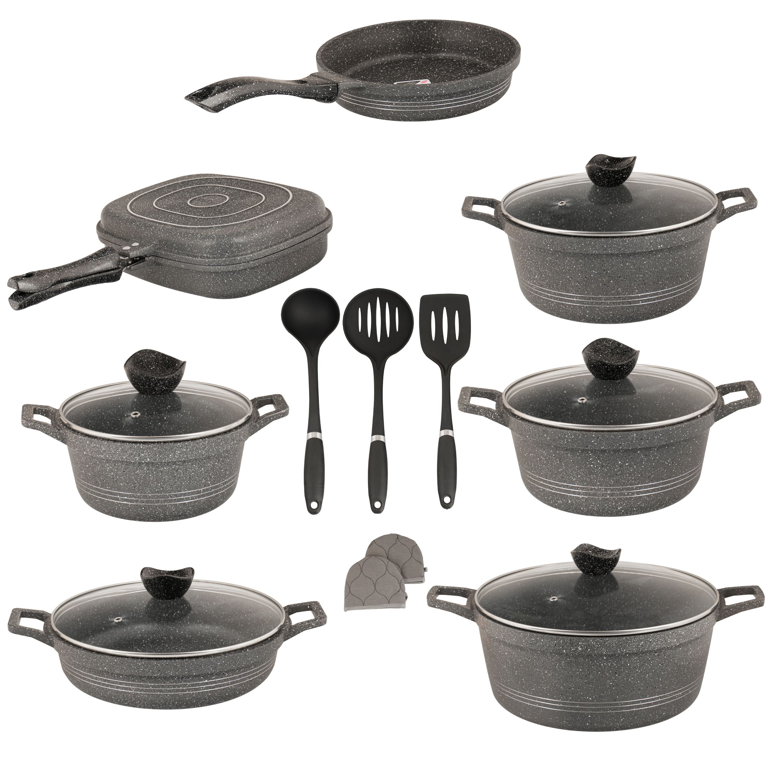 سرویس قابلمه 15 پارچه مدل T-U