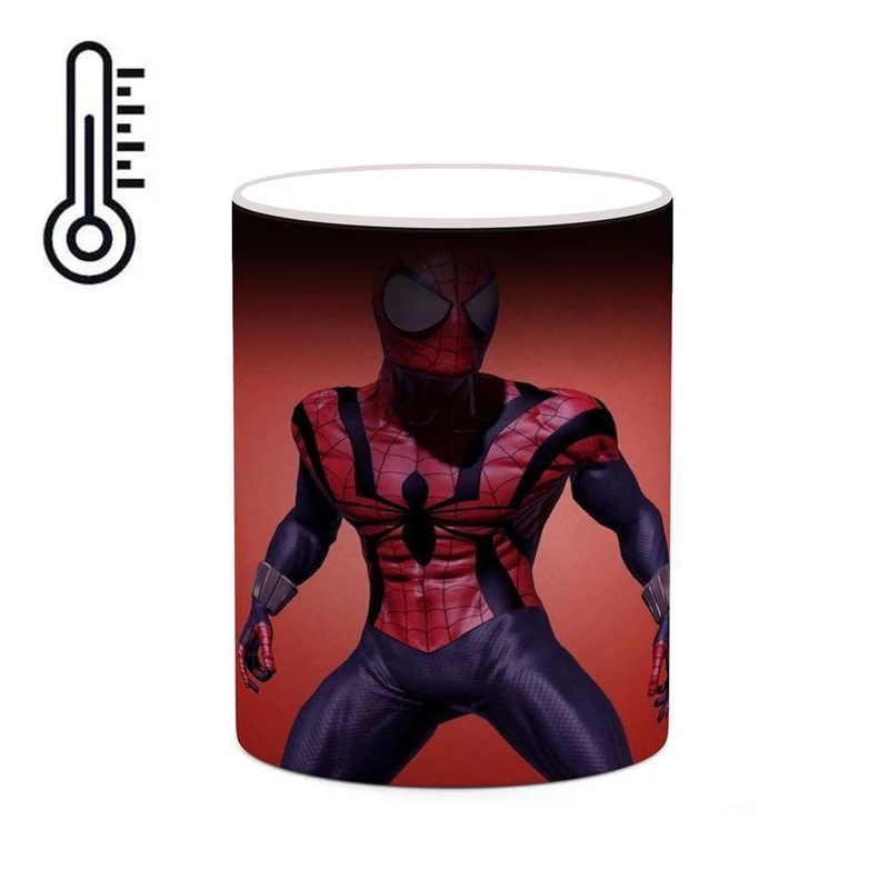 ماگ حرارتی کاکتی مدل کارتون Spider Man کد mgh23178