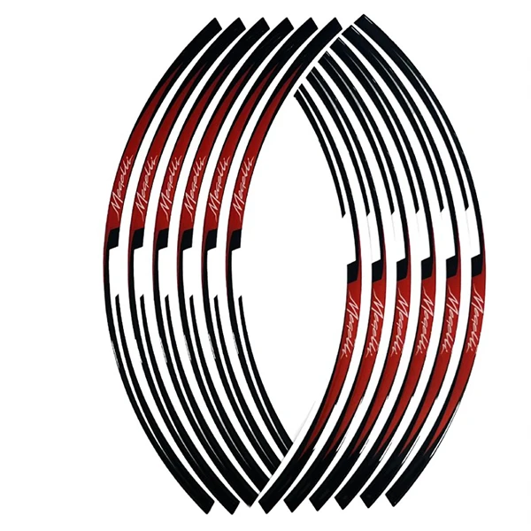 برچسب دور رینگ موتور سیکلت وارون مدل W-60-RD مناسب برای مگلی بسته 12 عددی