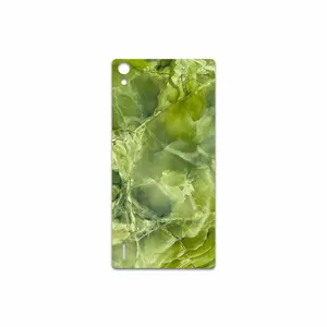 MAHOOT Green Crystal Marble Cover Sticker for Huawei Ascend P7