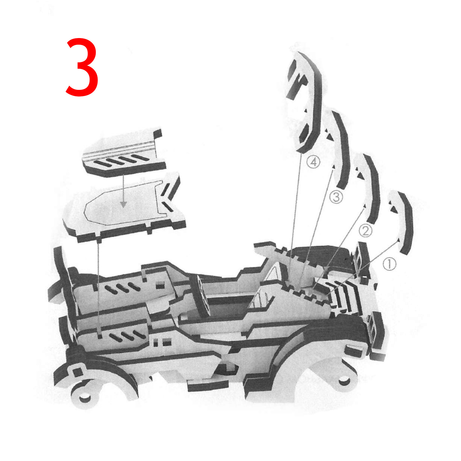 ساختنی مدل ماکت چوبی ماشین کد M49