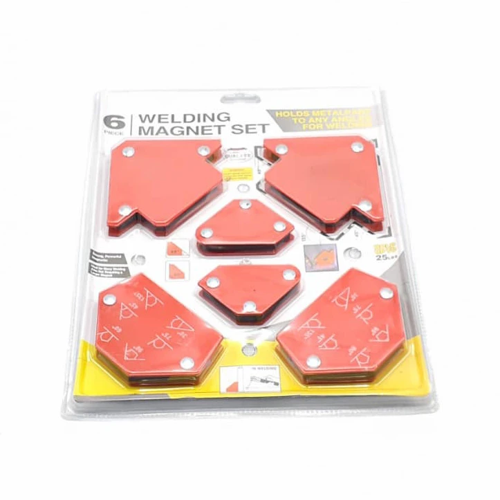 گونیا جوشکاری مدل WELDING-MAGNET-6 PC مجموعه 6 عددی