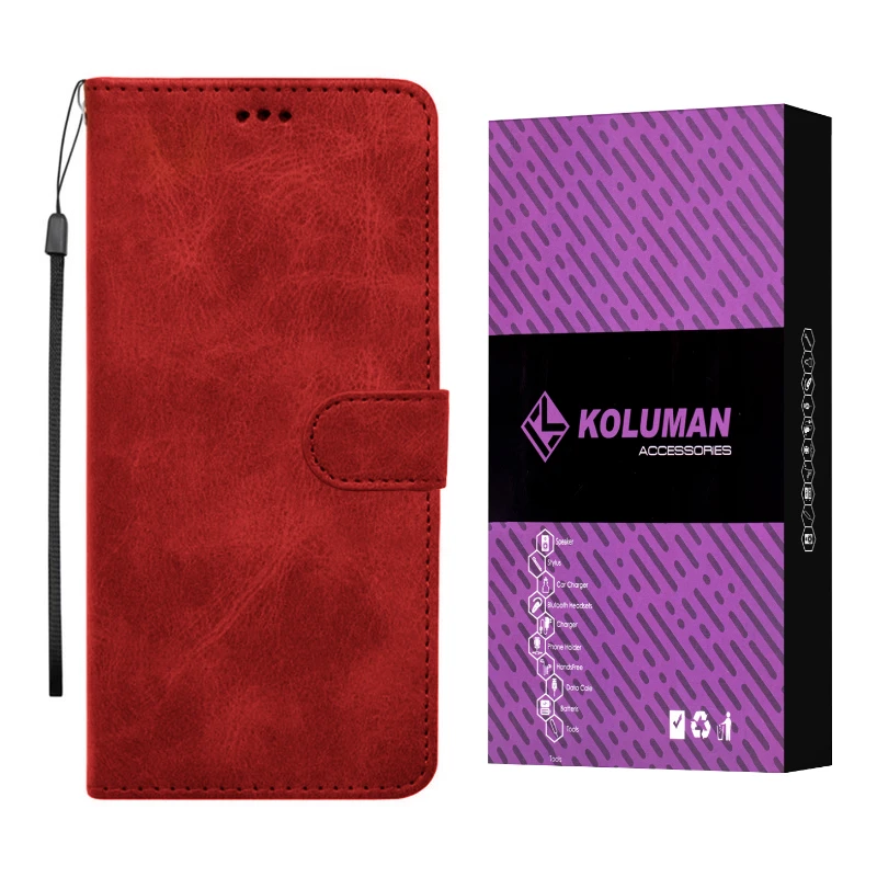 کیف کلاسوری کلومن مدل Lord مناسب برای گوشی موبایل شیائومی Redmi Note 8 به همراه بند آویز