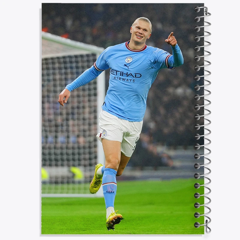 دفتر ژورنال نویسی 50 برگ خندالو مدل نقطه ای طرح ارلینگ هالند (Erling Haaland) کد 36372