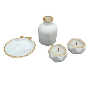 ست 4 تکه دکوری طرح سنگ کد H8