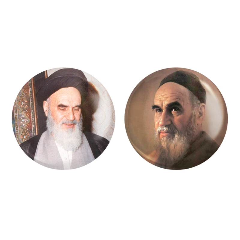 مگنت خندالو طرح امام خمینی(ره) کد 25572558 مجموعه 2 عددی