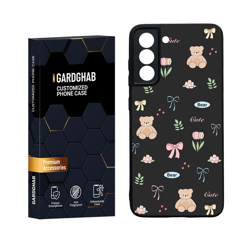  کاور گارد قاب مدل دور ژله ای پشت گلس فانتزی مناسب برای گوشی موبایل سامسونگ Galaxy S21 FE