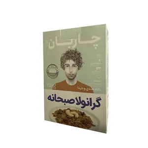 موسلی گرانولا بادام هندی و خرما چاربان - 250 گرم 
