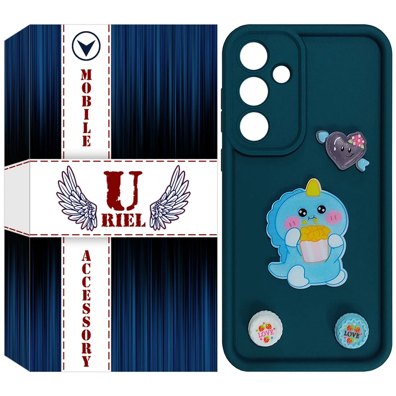 کاور یوریل مدل سولید عروسکی طرح 2 مناسب برای گوشی موبایل سامسونگ Galaxy A55