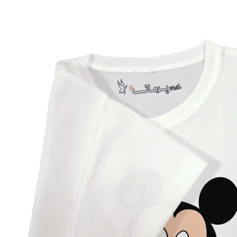 تی شرت بچگانه پرمانه طرح میکی موس کد pmt.488