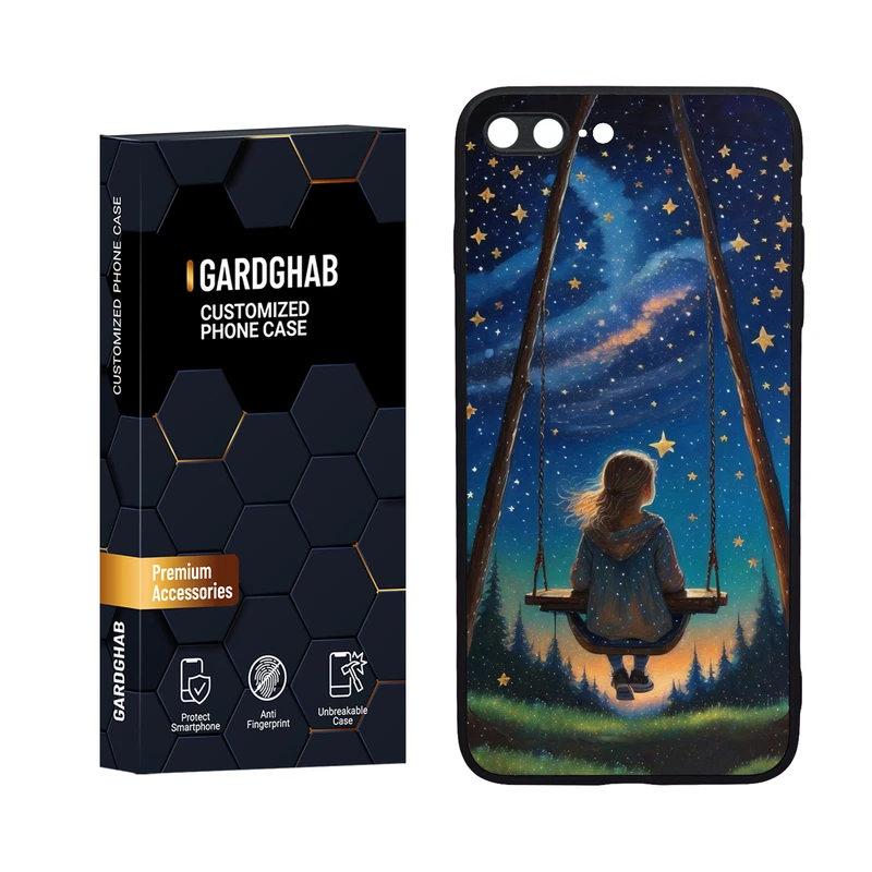 کاور گارد قاب مدل دورژله ای دخترانه مناسب برای گوشی موبایل اپل iPhone 7 Plus / 8 plus