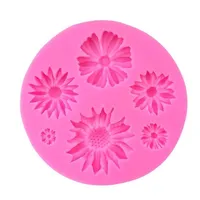 قالب فوندانت مدل گل کد 002