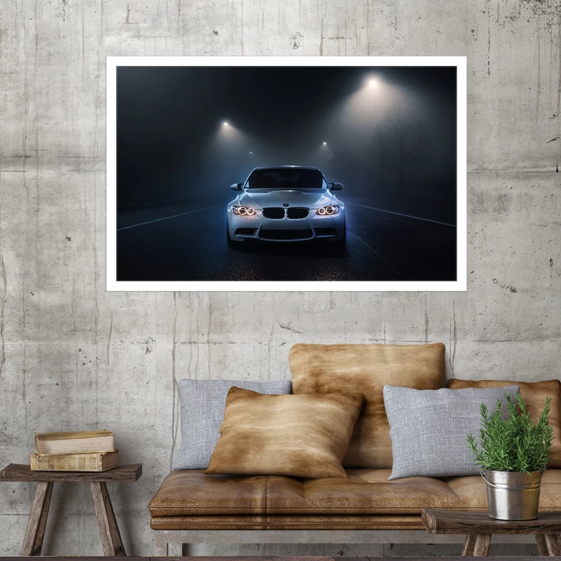 تابلو بکلیت طرح ماشین BMW مدل W-MO1904