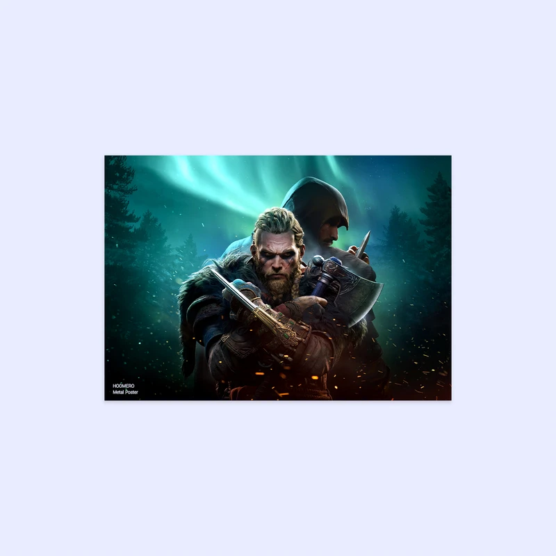 پوستر هومرو مدل فلزی طرح بازی اساسین کرید کد PS230