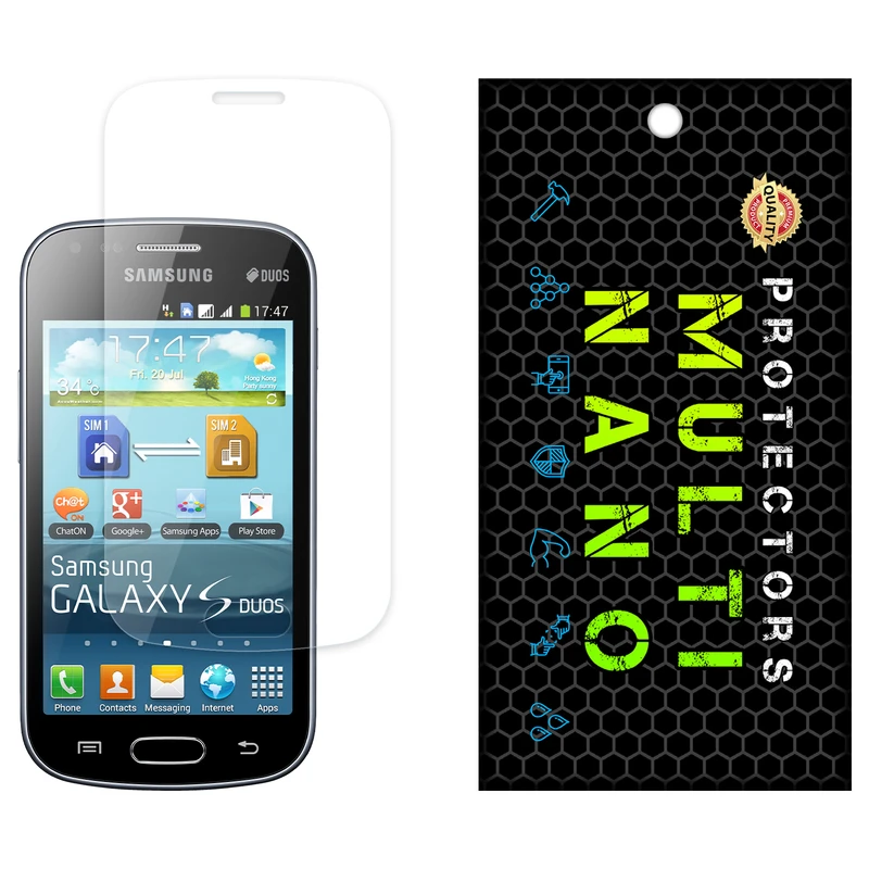 محافظ صفحه نمایش شفاف مولتی نانو مدل X-S1N مناسب برای گوشی موبایل سامسونگ Galaxy S Duos
