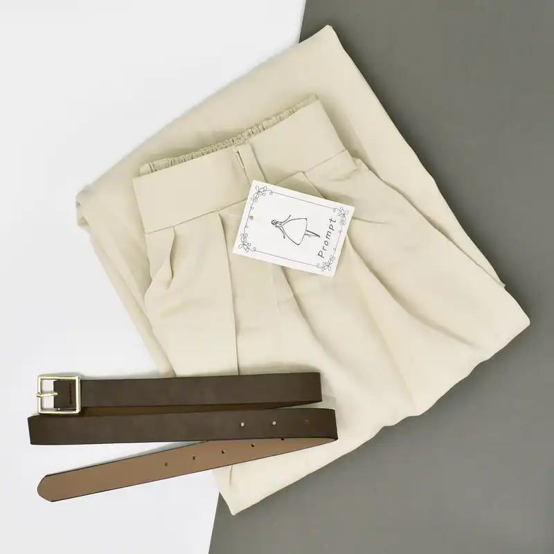 دامن پلیسه‌دار زنانه مدل آیسن کد M5176 رنگ کرم