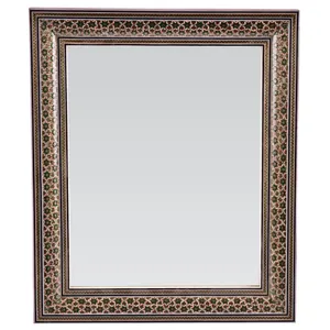 قاب آینه خاتم کاری طرح تذهیب کد 3631