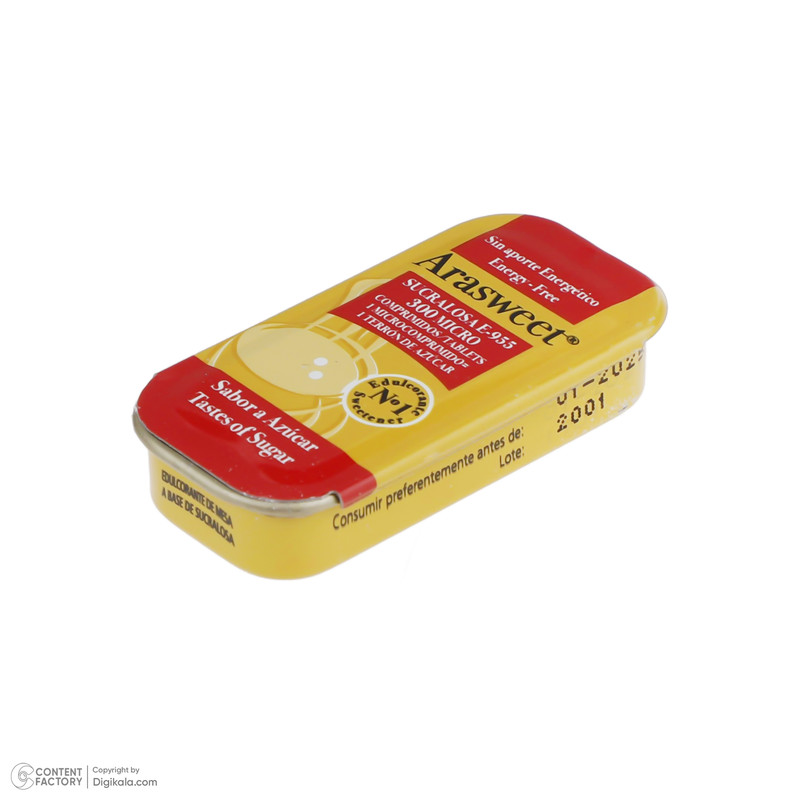 قرص شیرین کننده 0% کالری آراسوییت بسته 300 عددی