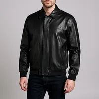 کت چرم مردانه چرم مشهد مدل K0634-088-54