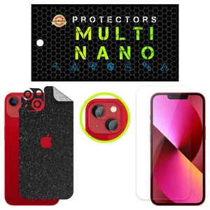 Multi Nano X-SLFG Screen Protector For Apple iPhone 13 with lens protector and back skin