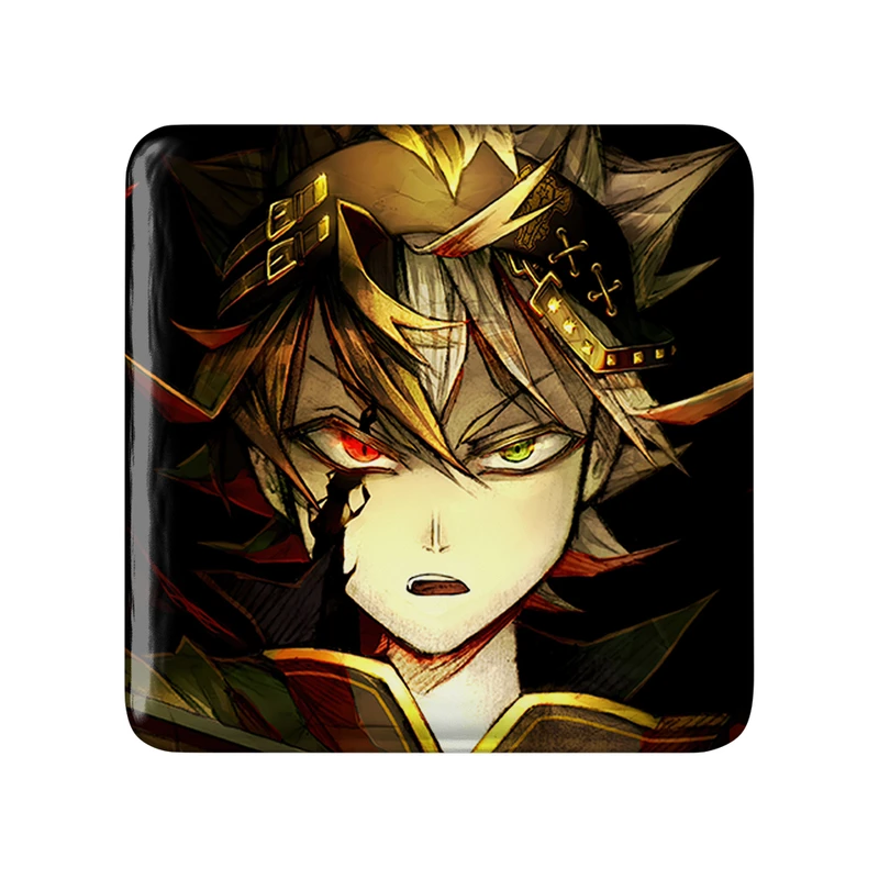 مگنت خندالو طرح آستا انیمه بلک کلاور Black Clover کد 11745