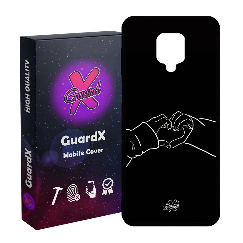 کاور گارد ایکس طرح Love مدل Glass10517 مناسب برای گوشی موبایل شیائومی Redmi Note9 Pro/Note 9 Pro Max/Redmi Note 9S/MI Poco M2 Pro
