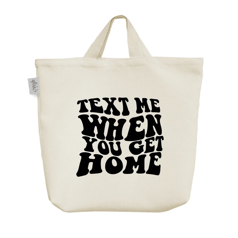 ساک خرید خندالو مدل Text Me When You Get Home کد 8190