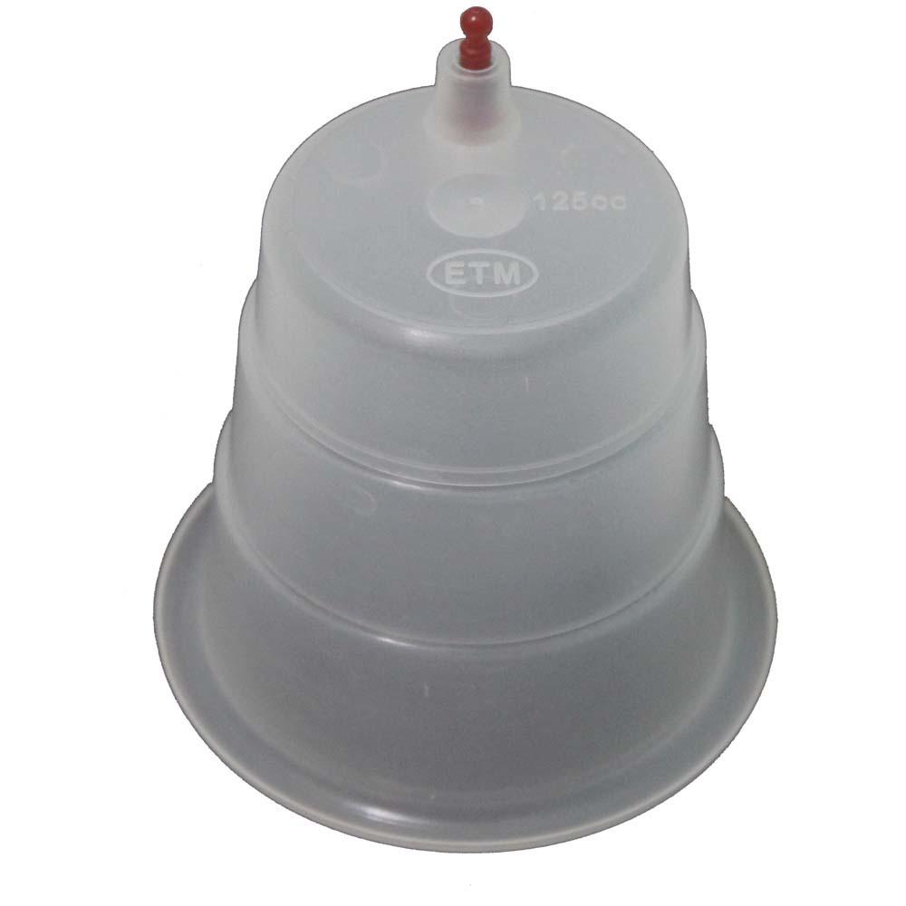 لیوان بادکش ای تی ام مدل 125cc بسته 12 عددی