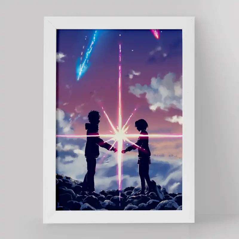 تابلو خندالو مدل تاکی تاچیبانا و میتسویا میامیزو انیمه یورنیم کد 16247