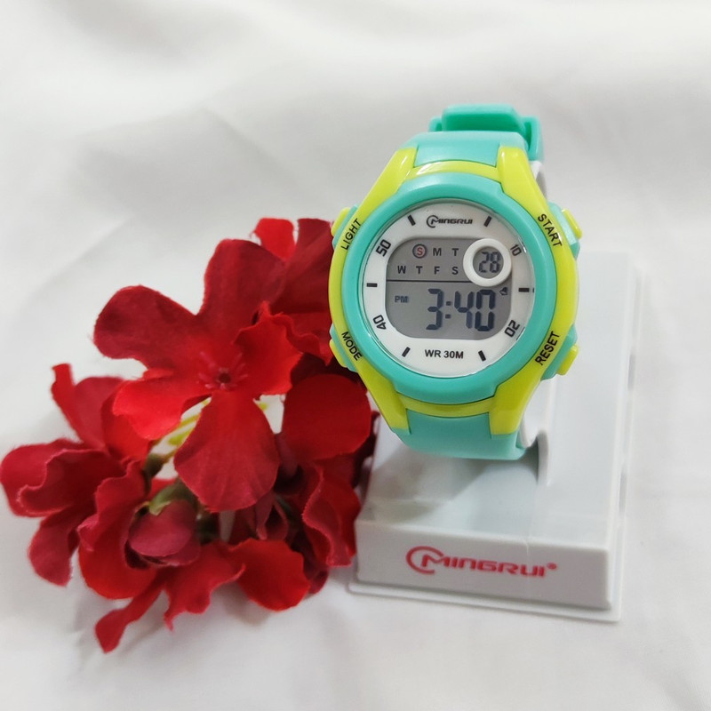 ساعت مچی دیجیتال دخترانه مینگ روی مدل Mi1 ساعت مچی دیجیتال دخترانه مینگ روی مدل Mi1