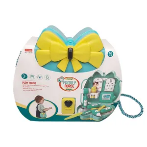 ست اسباب بازی تجهیزات پزشکی مدل کیف پاپیون مجموعه 16 عددی