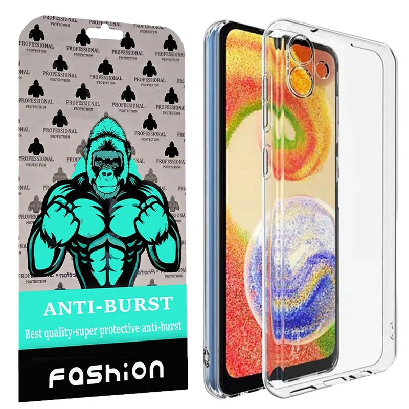 کاور مدل ژله ایی کد clear مناسب برای گوشی موبایل سامسونگ Galaxy A05