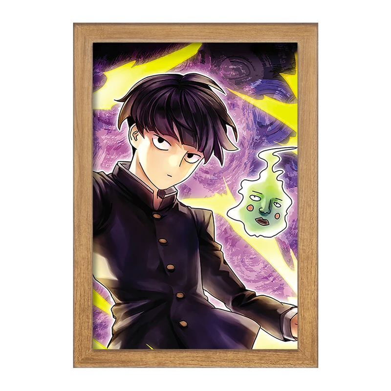 تابلو خندالو مدل شییکو انیمه موب سایکو Mob Psycho 100 کد 24489