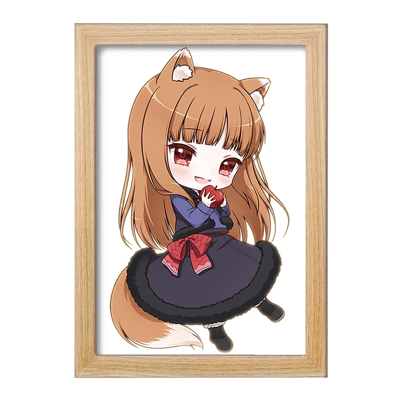 تابلو خندالو مدل هولو انیمه ادویه و گرگ کد 36097