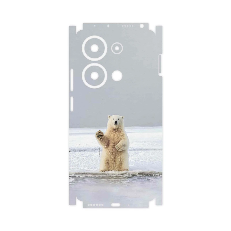 برچسب پوششی ماهوت مدل Polar_bear-FullSkin مناسب برای گوشی موبایل شیائومی Poco M6 Pro 4G