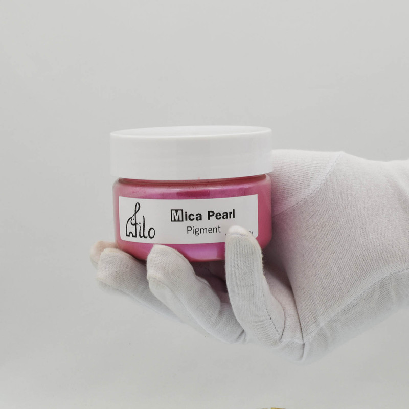 پودر رنگ رزین اپوکسی فیلو مدل Mica Pearl حجم 100 میلی‌ لیتر