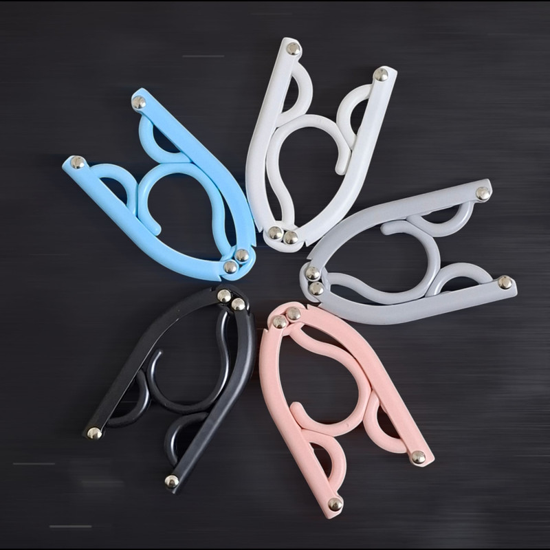 چوب لباسی اچ ام مدل تاشو کد HM12 بسته 12 عددی