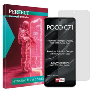 Perfect Tough model transparent screen protector suitable for Xiaomi Poco C71 mobile phone