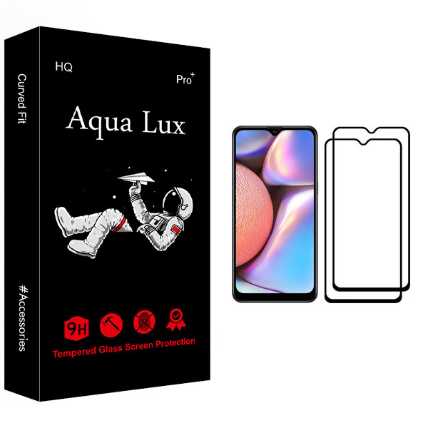 محافظ صفحه نمایش آکوا لاکس مدل +Pro مناسب برای گوشی موبایل سامسونگ Galaxy A10s بسته دو عددی