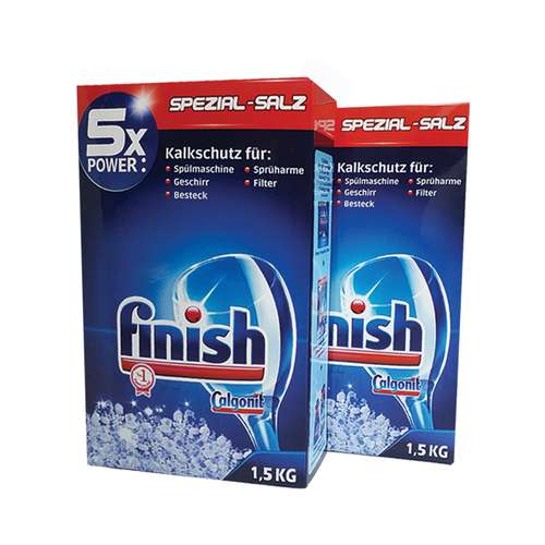 نمک ماشین ظرفشویی مدل کالگونیت وزن 1500 گرم بسته 2 عددی