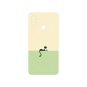 MAHOOT Minimal Internet Cat Icon Cover Sticker for Xiaomi Mi 8