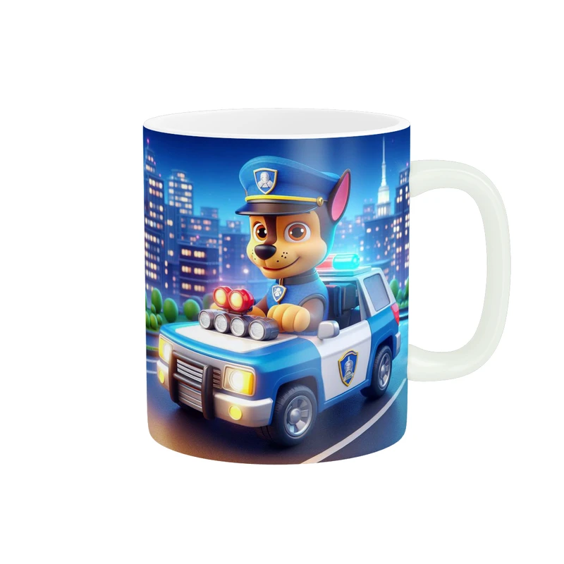 ماگ پادآفرین مدل کارتونی طرح سگ های نگهبان کد p9142