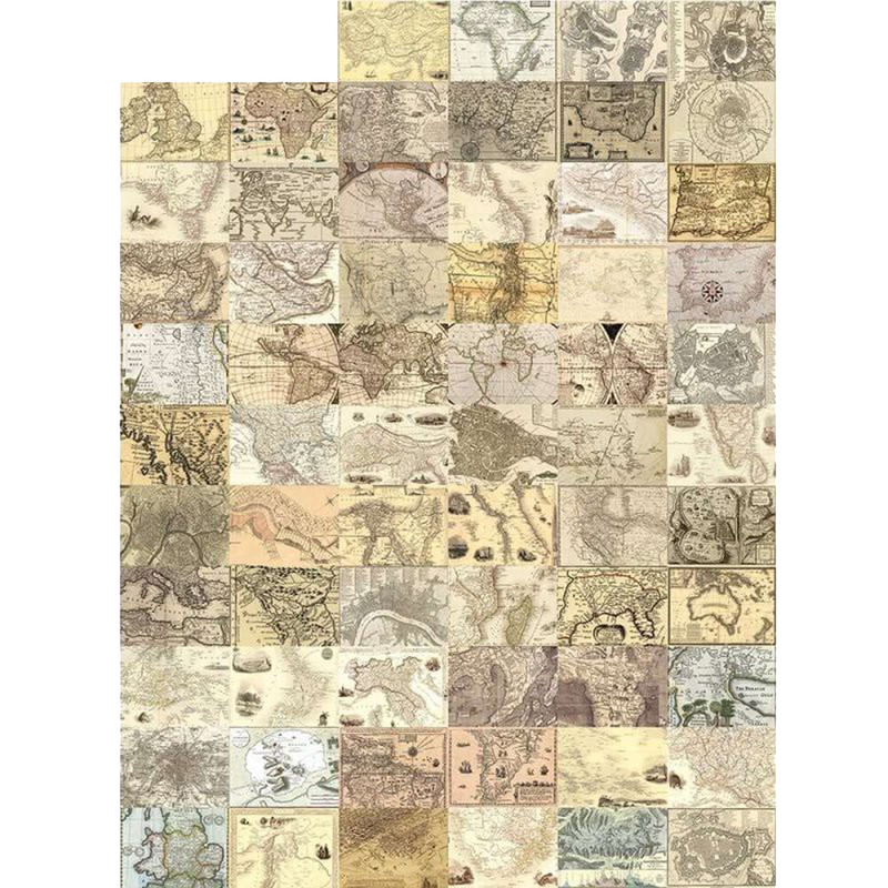 پوستر دیواری وان وال مدل C64P-Map-001