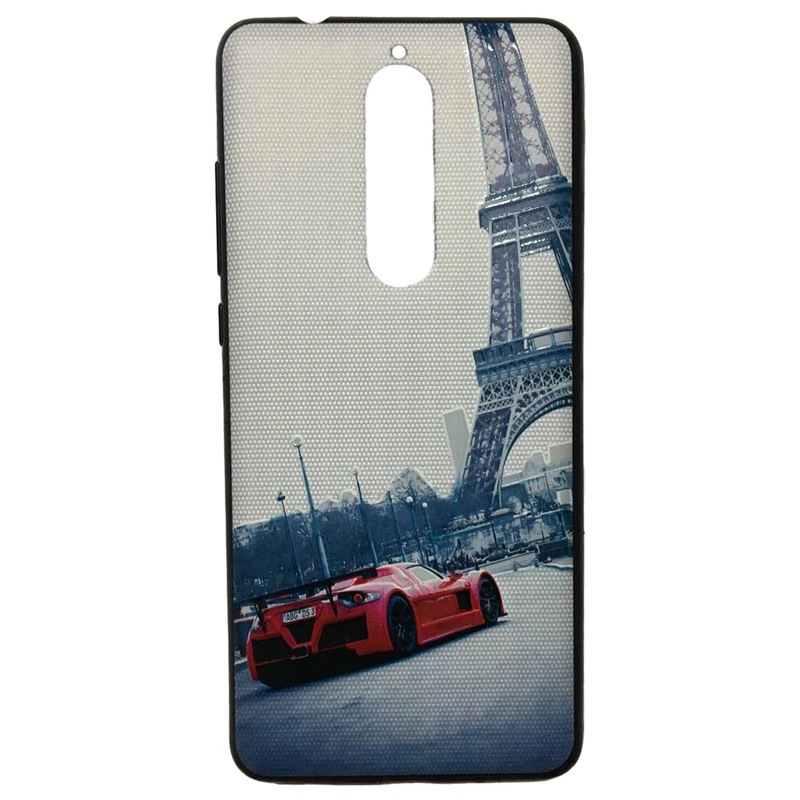 کاور طرح برج ایفل کد 03 مناسب برای گوشی موبایل نوکیا 5.1 