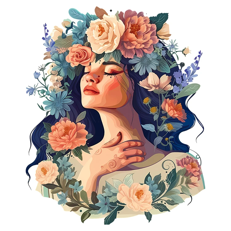 استیکر پارچه و لباس پاد آفرین مدل دختر همسر مادر کد S2637