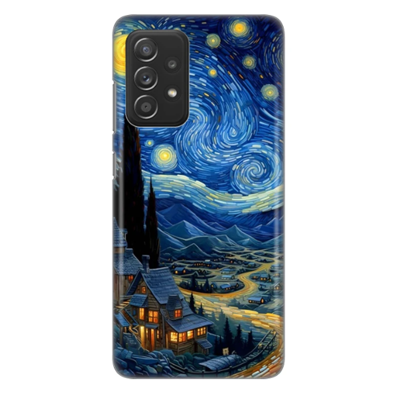 کاور طرح شب پرستاره کد DIMO-069 مناسب برای گوشی موبایل سامسونگ Galaxy A52s / Galaxy A52